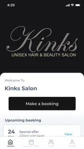 Kinks Salon screenshot 0