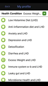 Low Histamine Diet screenshot 1