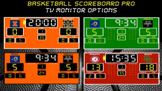 Basketball Scoreboard Pro screenshot 1