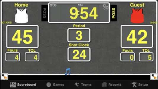 Basketball Scoreboard Pro screenshot 4