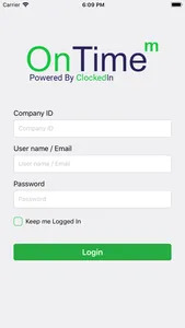 ONTIME MOBILE screenshot 1