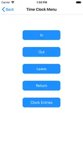 SACS Time Clock screenshot 2
