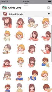 Anime Love Sticker screenshot 6