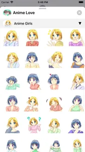 Anime Love Sticker screenshot 8