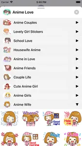 Anime Love Sticker screenshot 9