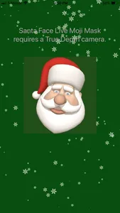 Santa Face Live Moji Mask screenshot 0