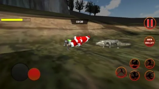 Crime City Santa Rope Hero screenshot 1