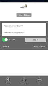 PrinsBank Mobile screenshot 1