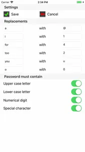 PassGen password generator US screenshot 2