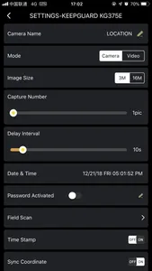 KeepGuard Hunting Camera screenshot 0