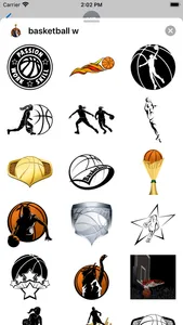 Women's Basketball Stickers screenshot 1