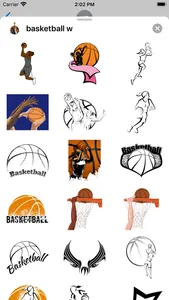 Women's Basketball Stickers screenshot 3