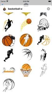 Women's Basketball Stickers screenshot 5