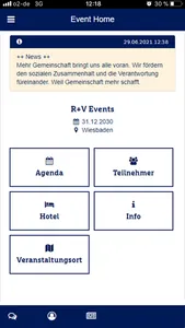 R+V Event App screenshot 2