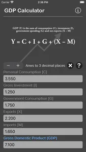 GDP Calculator screenshot 1