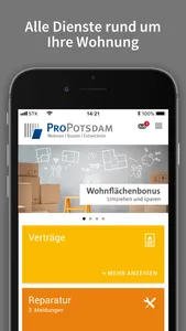 ProPotsdam Kunden-App screenshot 1