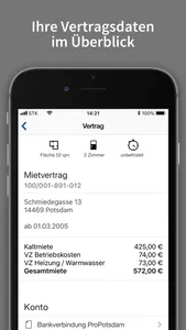 ProPotsdam Kunden-App screenshot 3