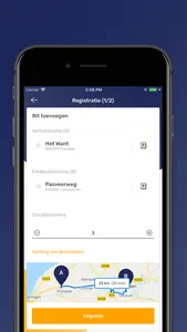 Rittenregistratie screenshot 1