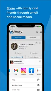 The Obituary App screenshot 3
