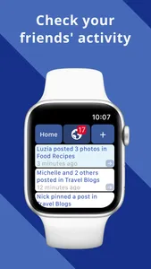 WristWeb for Facebook screenshot 2