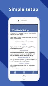 WristWeb for Facebook screenshot 4