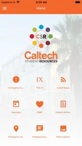 Caltech Student Resources screenshot 0