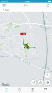 Ensaco GPS tracker screenshot 1