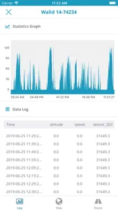 Ensaco GPS tracker screenshot 2