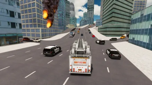 Fire Truck Game 911 Emergency screenshot 1