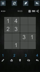 ™ Sudoku 4x4 screenshot 1