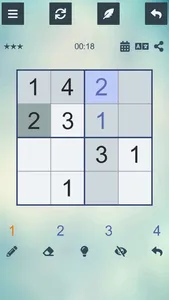 ™ Sudoku 4x4 screenshot 3