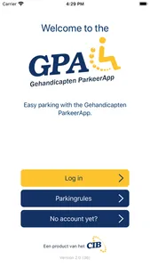 GPA – Gehandicapten ParkeerApp screenshot 0