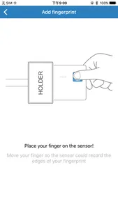 Fingerprint Card Manager screenshot 1