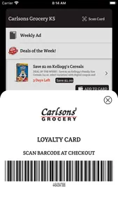 Carlsons Grocery KS screenshot 1