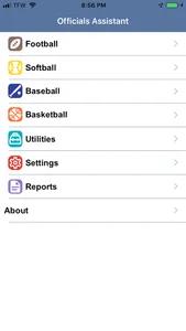 Officials Assistant screenshot 1