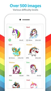 Unicorn Color by Number + screenshot 0