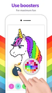 Unicorn Color by Number + screenshot 3