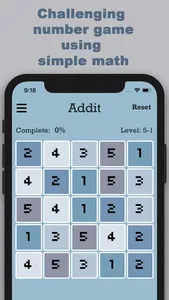 Addit - Number Game screenshot 0