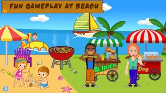 Pretend Play Beach Life screenshot 4