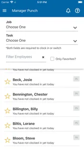 eBacon Time Clock screenshot 2