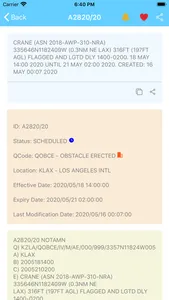 NOTAM Pro screenshot 2