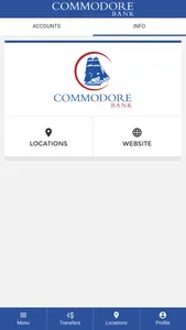 Commodore Bank screenshot 2