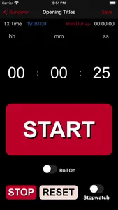 TVProd Timer Pro screenshot 1