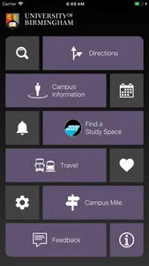 UoB Campus Map screenshot 0