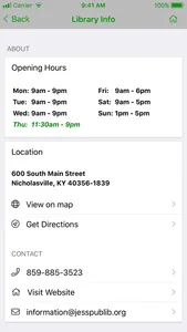 Jessamine Co. Public Library screenshot 4