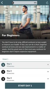 Home Workouts for Men screenshot 1