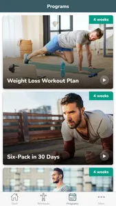 Home Workouts for Men screenshot 2