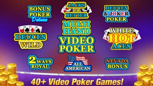 Video Poker - Classic Game screenshot 0