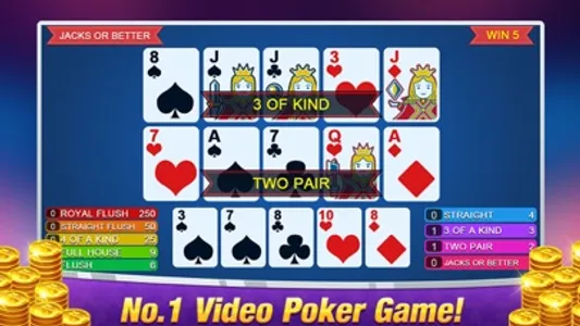 Video Poker - Classic Game screenshot 2