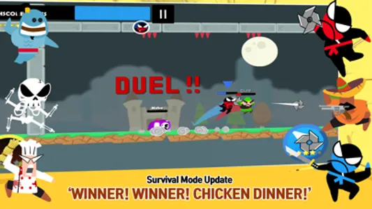 Jumping Ninja Battle - 2Player screenshot 4